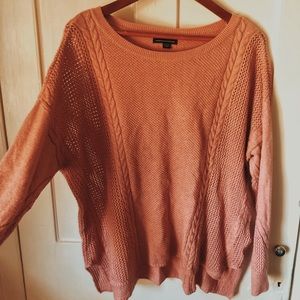 american eagle pink sweater 🌸